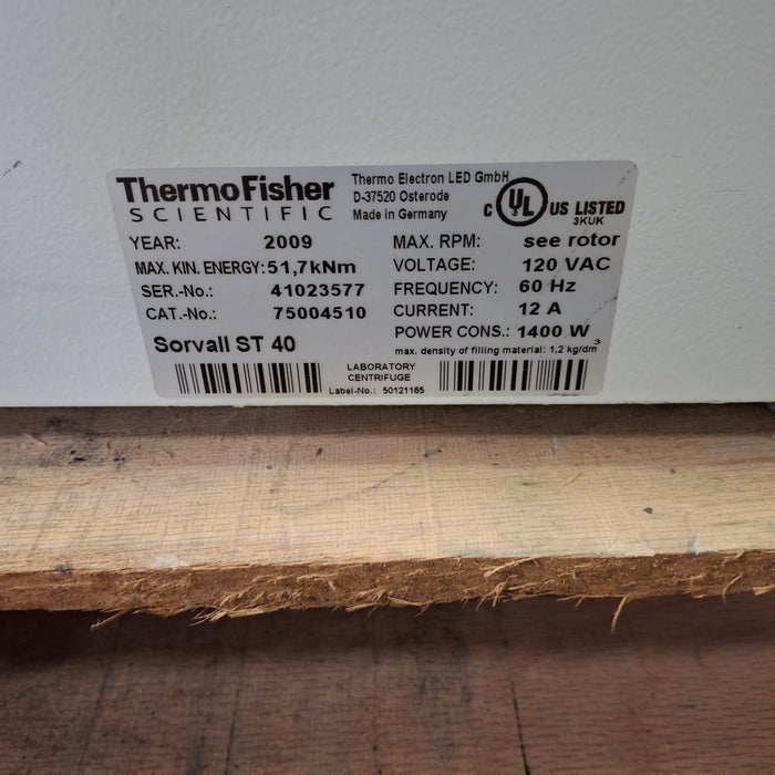 Thermo Scientific Sorvall ST 40 Centrifuge