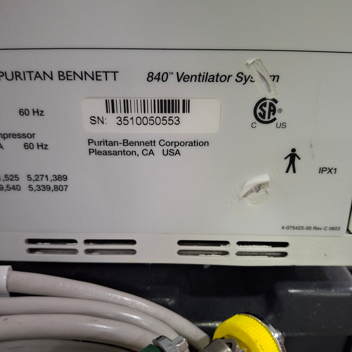 Puritan Bennett 840 Ventilator without Compressor