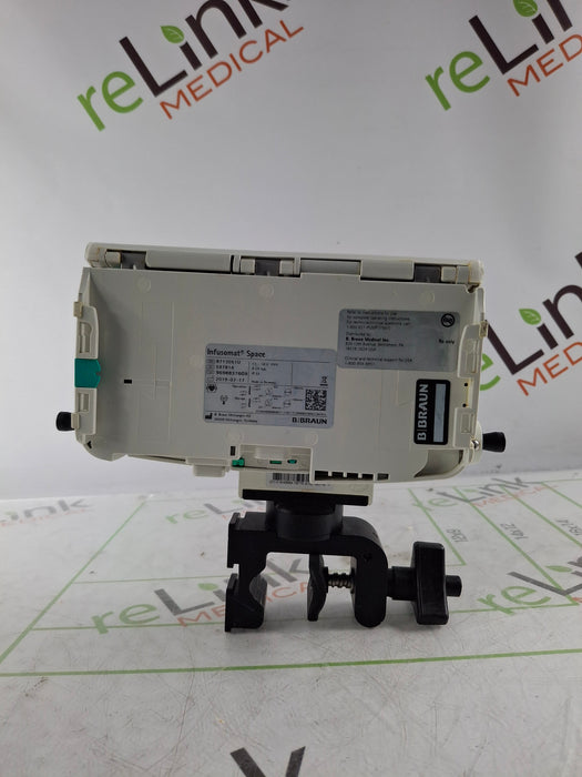 B. Braun Infusomat Space w/Pole Clamp & AC Adapter Infusion Pump