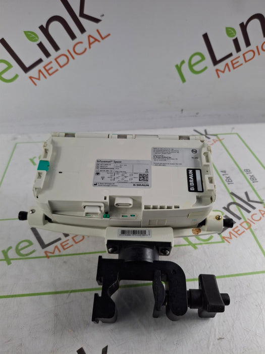 B. Braun Infusomat Space w/Pole Clamp & AC Adapter Infusion Pump