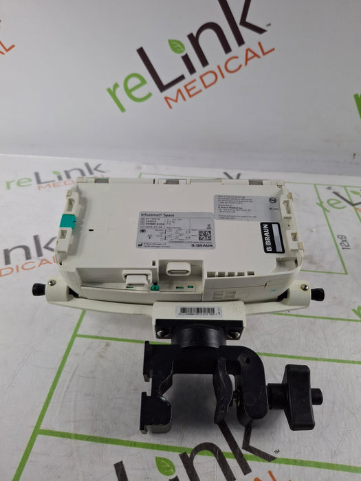 B. Braun Infusomat Space w/Pole Clamp & AC Adapter Infusion Pump
