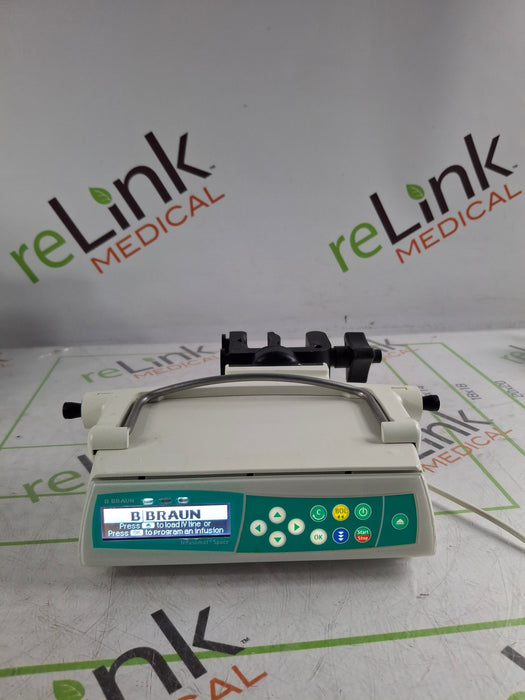 B. Braun Infusomat Space w/Pole Clamp & AC Adapter Infusion Pump