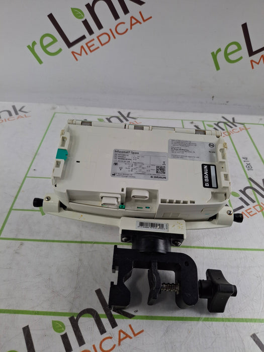 B. Braun Infusomat Space w/Pole Clamp & AC Adapter Infusion Pump