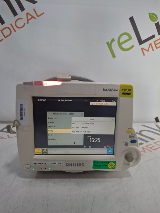 Philips IntelliVue MP30 - Anesthesia Patient Monitor