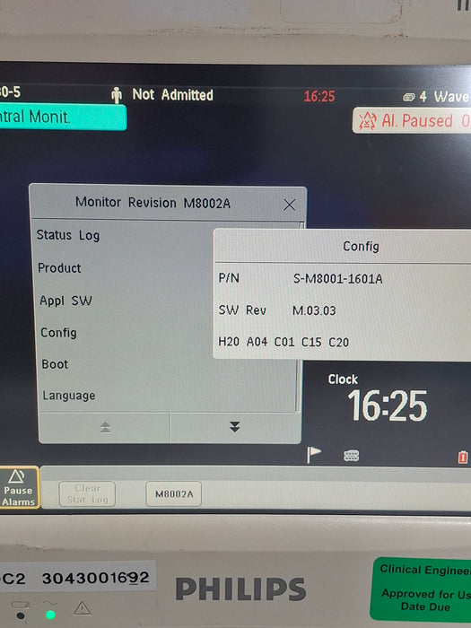 Philips IntelliVue MP30 - Anesthesia Patient Monitor