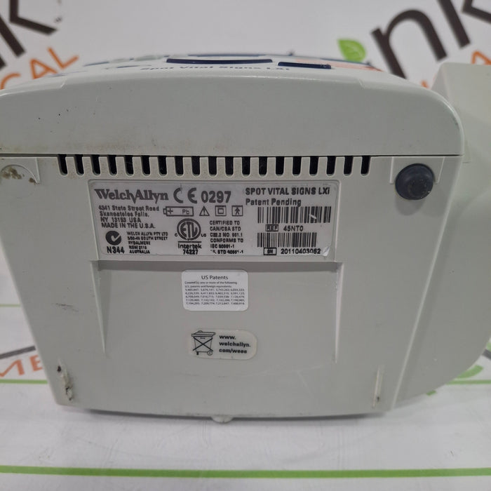 Welch Allyn Spot LXi - NIBP, SureTemp Plus, Nellcor SpO2 Vital Signs Monitor