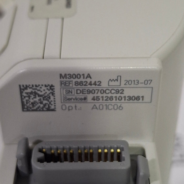 Philips M3001A-A01C06 Fast SpO2, NIBP, ECG, Temp, IBP MMS Module