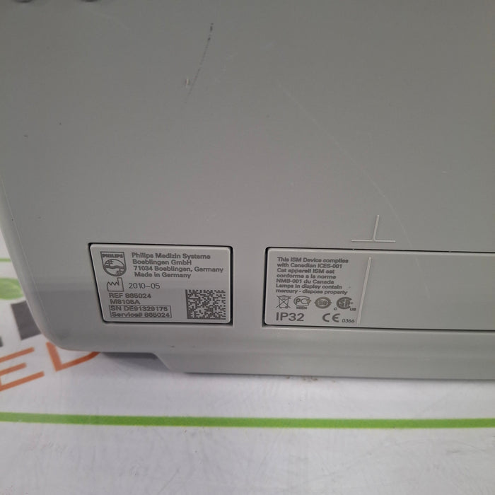Philips Intellivue MP5 - ECG, Fast SpO2, NIBP, Press, Temp Patient Monitor