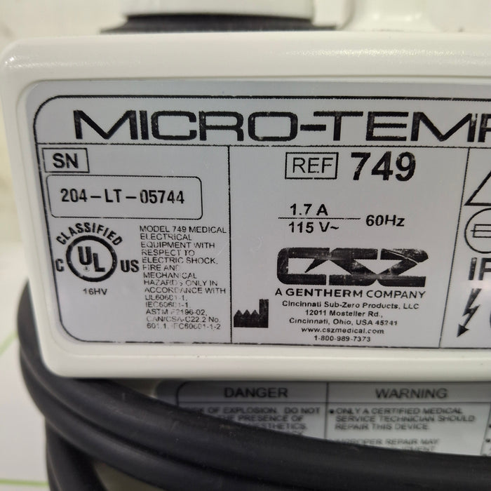 Cincinnati Sub-Zero CSZ Micro-Temp LT Hypothermia Unit