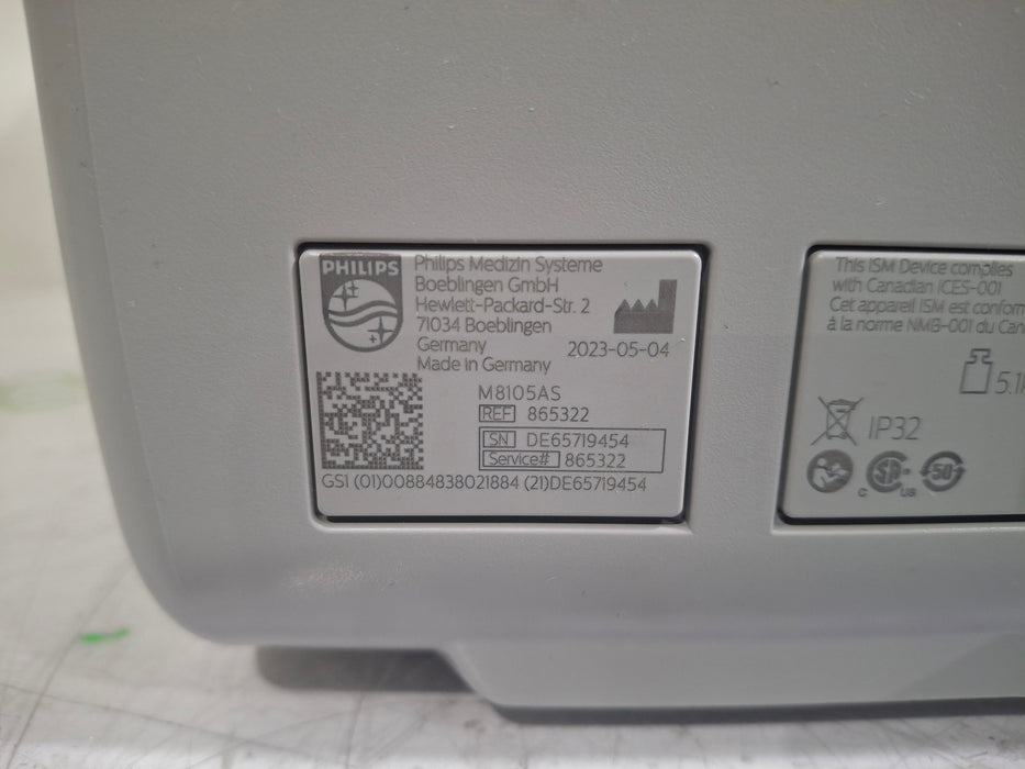 Philips IntelliVue MP5SC Fast SpO2, NIBP Spot Check Monitor
