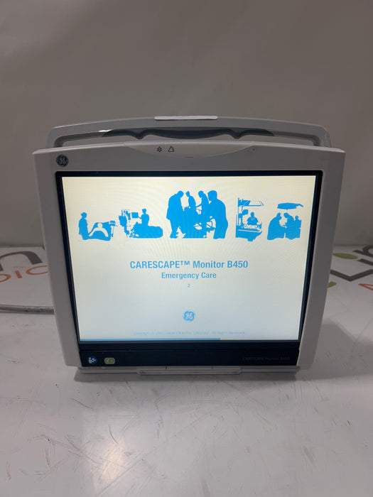 GE Healthcare Carescape B450 Emergency Care Patient Monitor