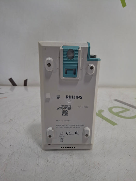 Philips M3001A-A01C06 Fast SpO2, NIBP, ECG, Temp, IBP MMS Module
