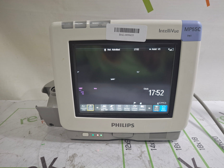 Philips IntelliVue MP5SC Fast SpO2, NIBP Spot Check Monitor