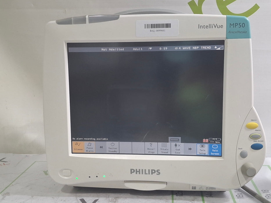 Philips IntelliVue MP50 - Anesthesia Patient Monitor
