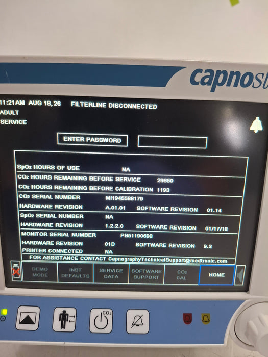 Oridion Capnostream 20P Capnography Monitor