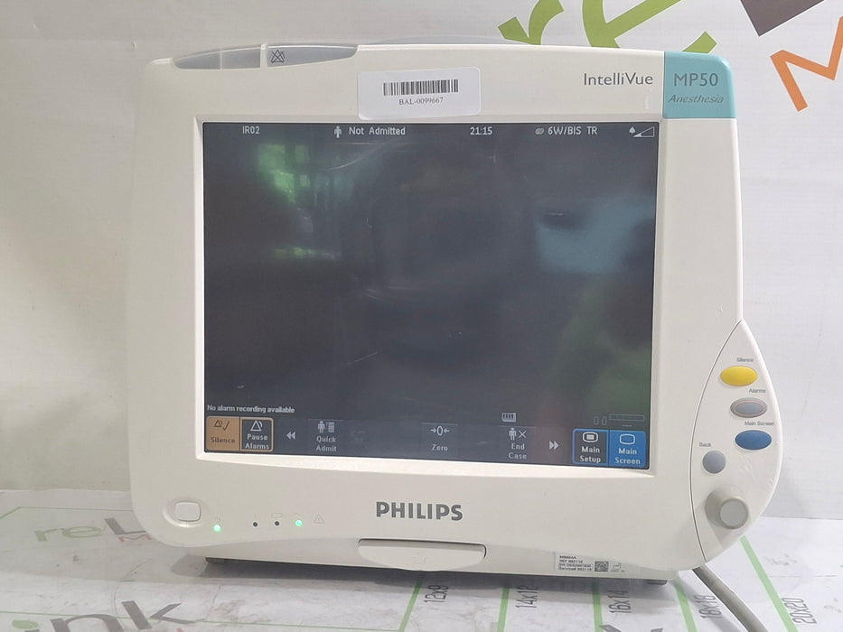 Philips IntelliVue MP50 - Anesthesia Patient Monitor