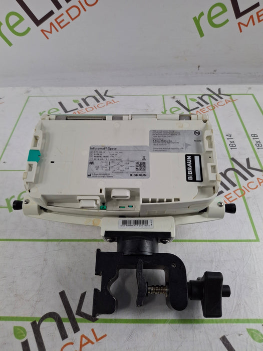 B. Braun Infusomat Space w/Pole Clamp & AC Adapter Infusion Pump