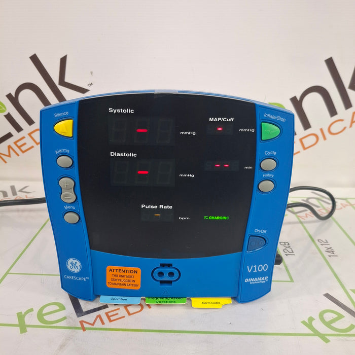 GE Healthcare Dinamap V100 - NIBP Vital Signs Monitor