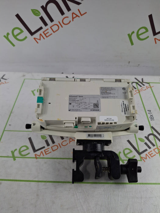 B. Braun Infusomat Space w/Pole Clamp & AC Adapter Infusion Pump
