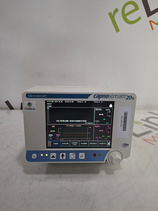 Oridion Capnostream 20P Capnography Monitor