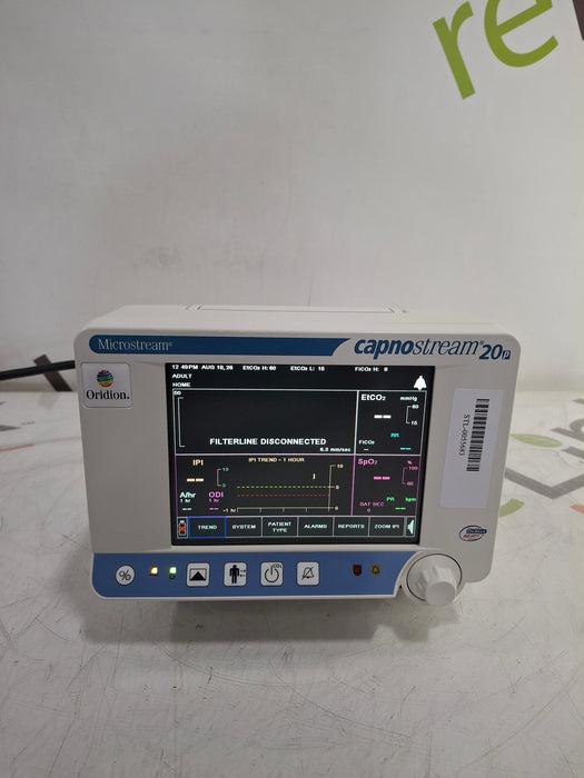 Oridion Capnostream 20P Capnography Monitor