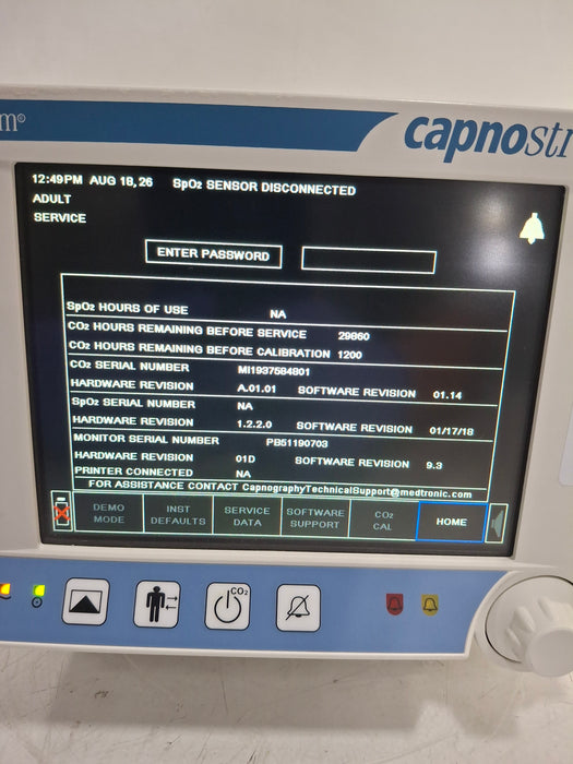 Oridion Capnostream 20P Capnography Monitor