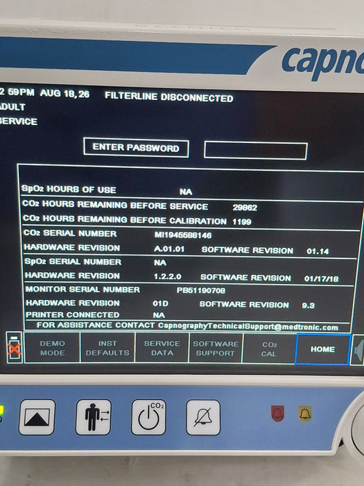Oridion Capnostream 20P Capnography Monitor