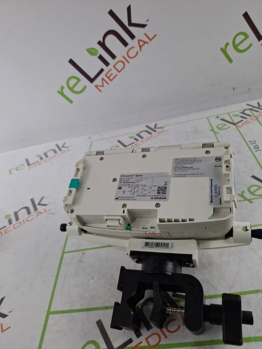B. Braun Infusomat Space w/Pole Clamp & AC Adapter Infusion Pump