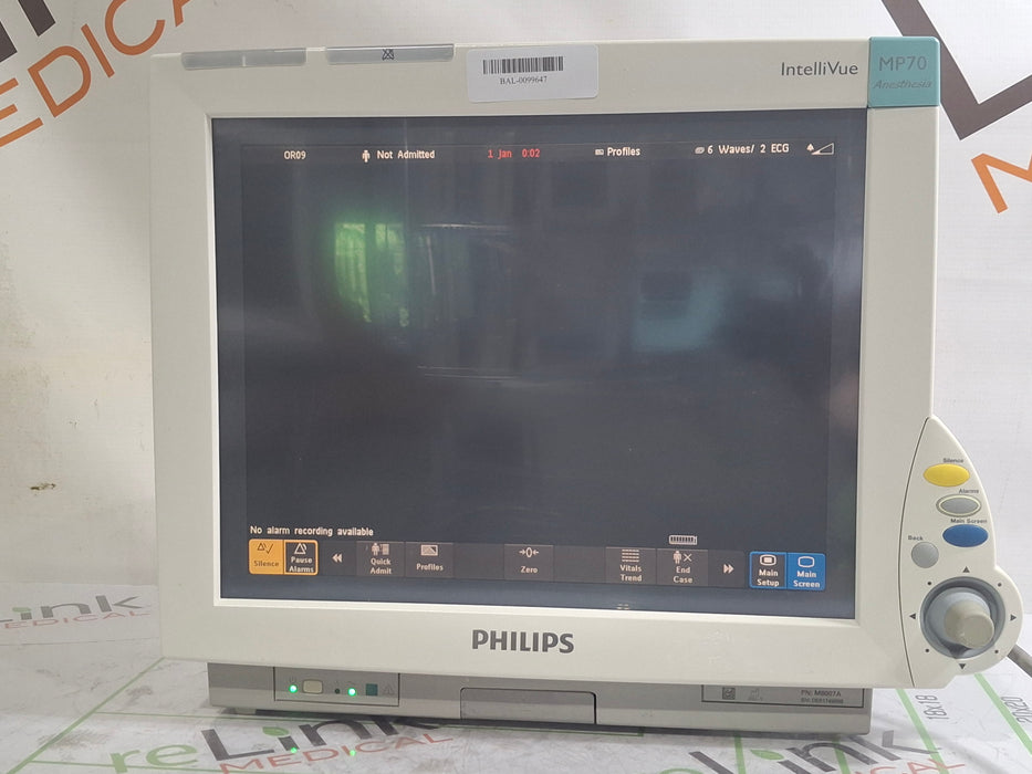Philips IntelliVue MP70 - Anesthesia Patient Monitor