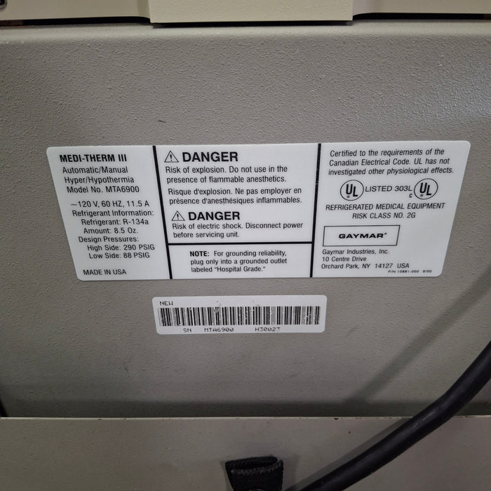 Gaymar Medi-Therm II Hyper/Hypothermia Machine