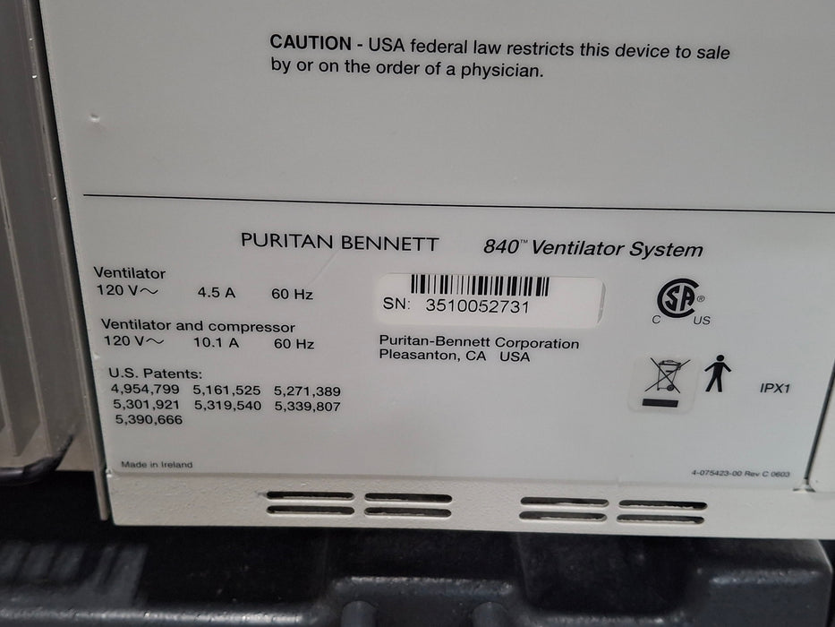 Puritan Bennett 840 Ventilator
