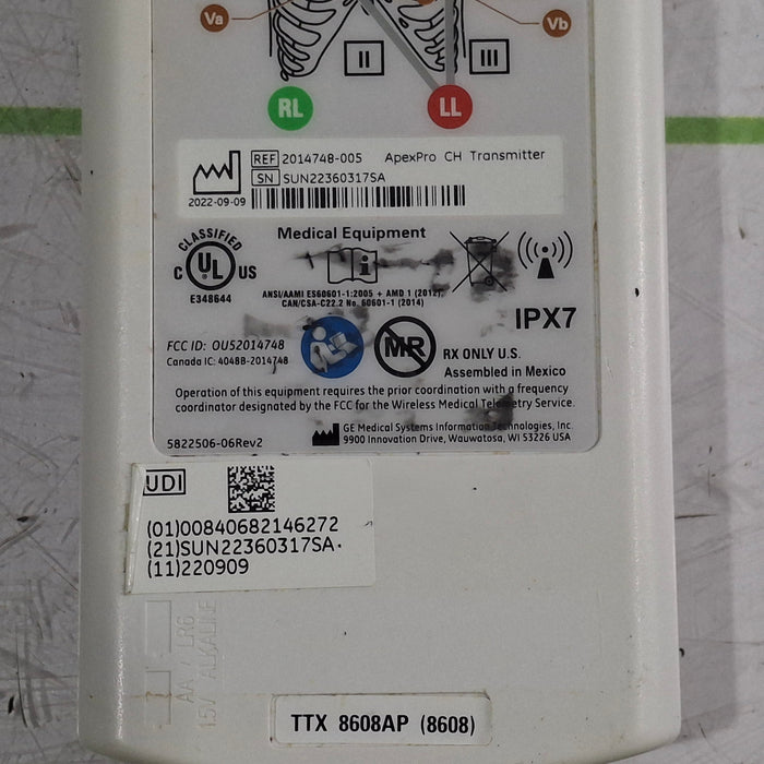 GE Healthcare ApexPro CH Telemetry Transmitter