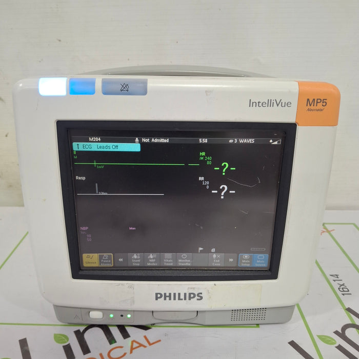 Philips IntelliVue MP5 Neonatal Fast SpO2, ECG, NIBP Patient Monitor