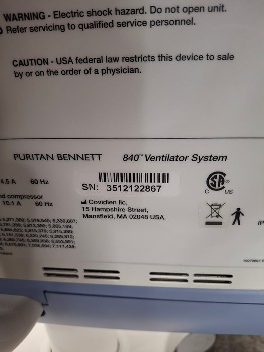 Puritan Bennett 840 Ventilator