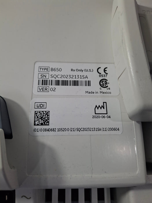 GE Healthcare Carescape B650 Anesthesia Care Patient Monitor