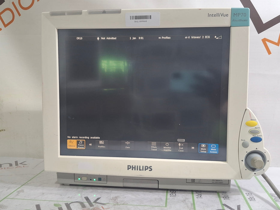 Philips IntelliVue MP70 - Anesthesia Patient Monitor