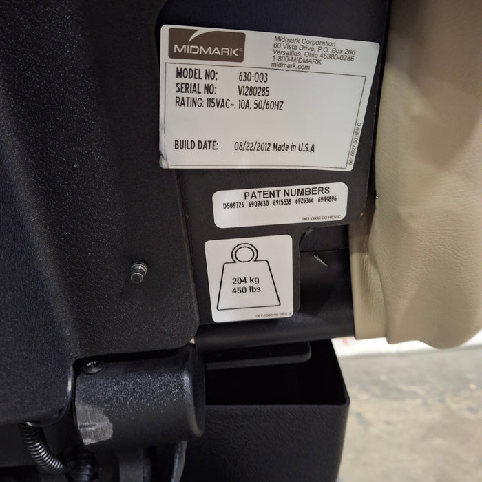 Midmark 630 Procedure Chair