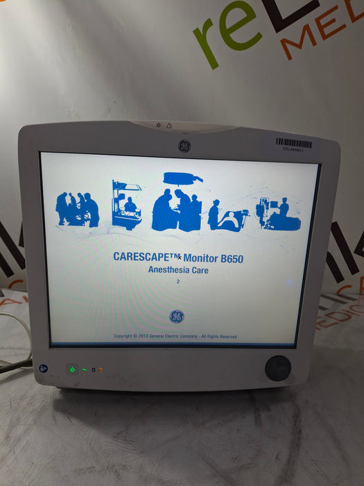 GE Healthcare Carescape B650 Anesthesia Care Patient Monitor