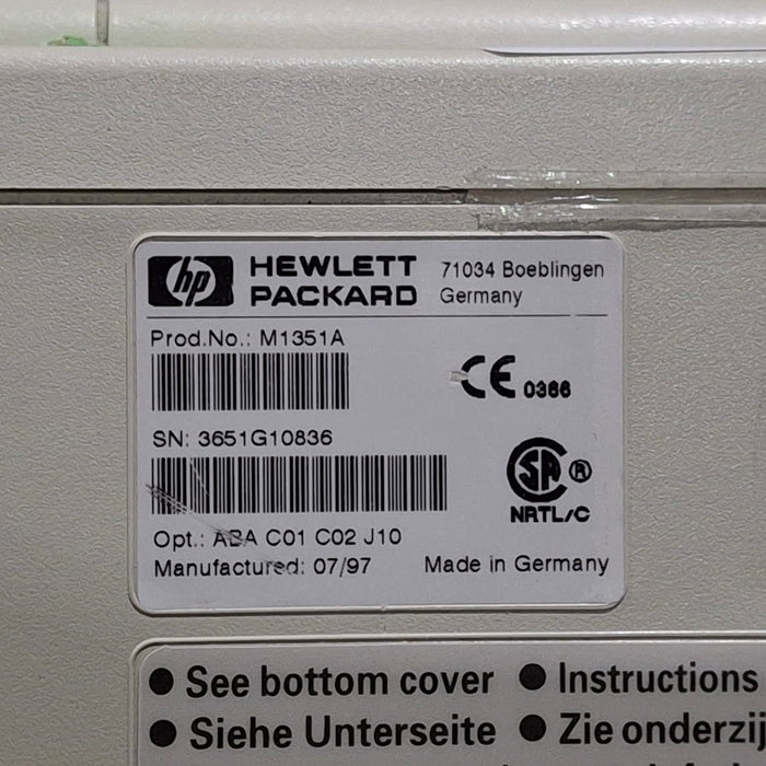 Philips M1351A Series 50A Fetal Monitor