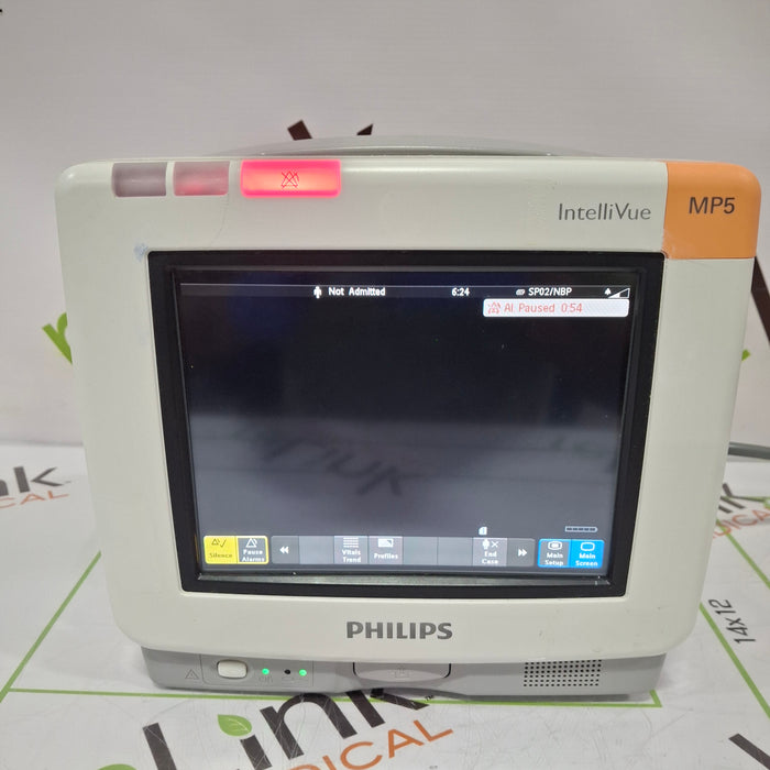 Philips Intellivue MP5 - ECG, Fast SpO2, NIBP Patient Monitor