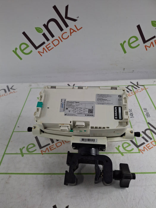 B. Braun Infusomat Space w/Pole Clamp & AC Adapter Infusion Pump