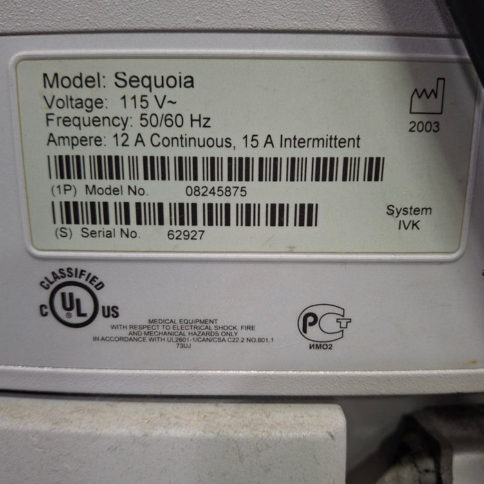 Siemens Sequoia Acuson 512 Ultrasound