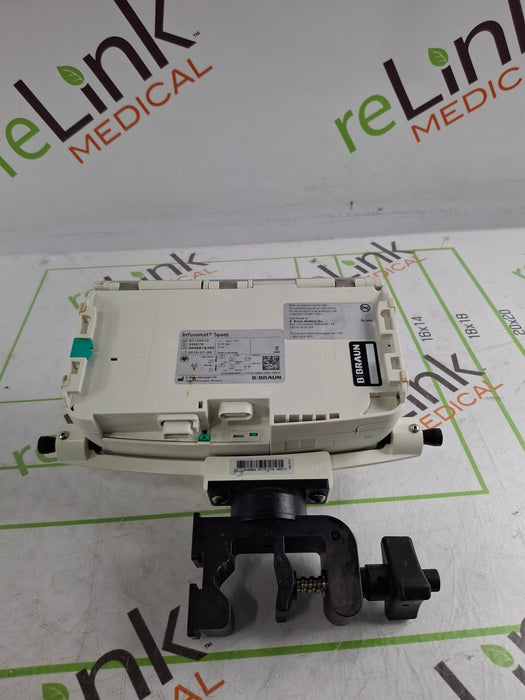 B. Braun Infusomat Space w/Pole Clamp & AC Adapter Infusion Pump