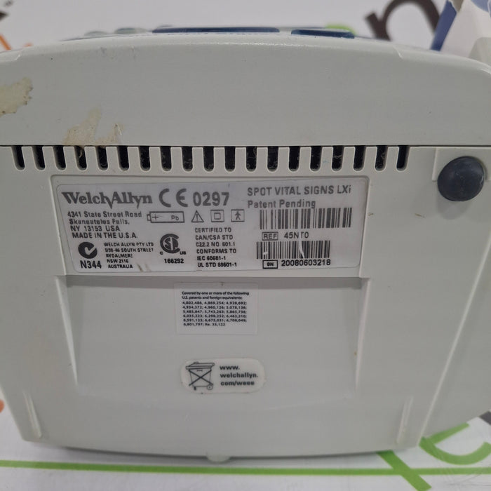 Welch Allyn Spot LXi - NIBP, SureTemp Plus, Nellcor SpO2 Vital Signs Monitor