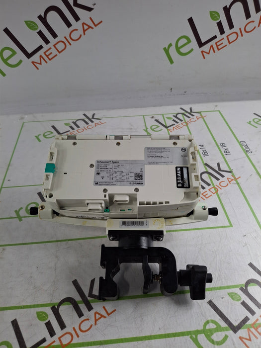 B. Braun Infusomat Space w/Pole Clamp & AC Adapter Infusion Pump