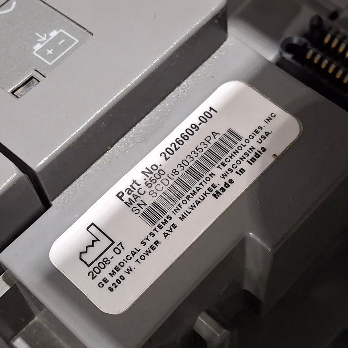 GE Healthcare MAC 5500 ECG with CAM Module