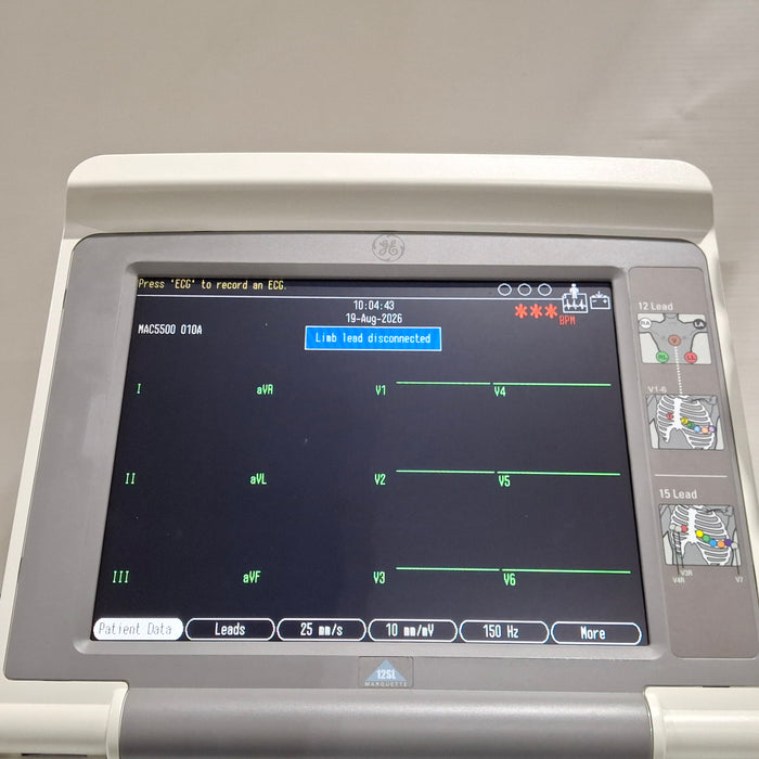 GE Healthcare MAC 5500 ECG with CAM Module