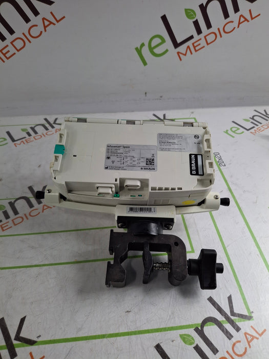 B. Braun Infusomat Space w/Pole Clamp & AC Adapter Infusion Pump