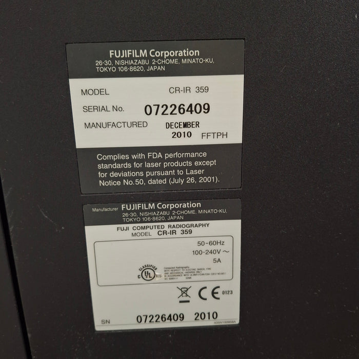 Fujifilm FCR Carbon XL-2 CR Reader