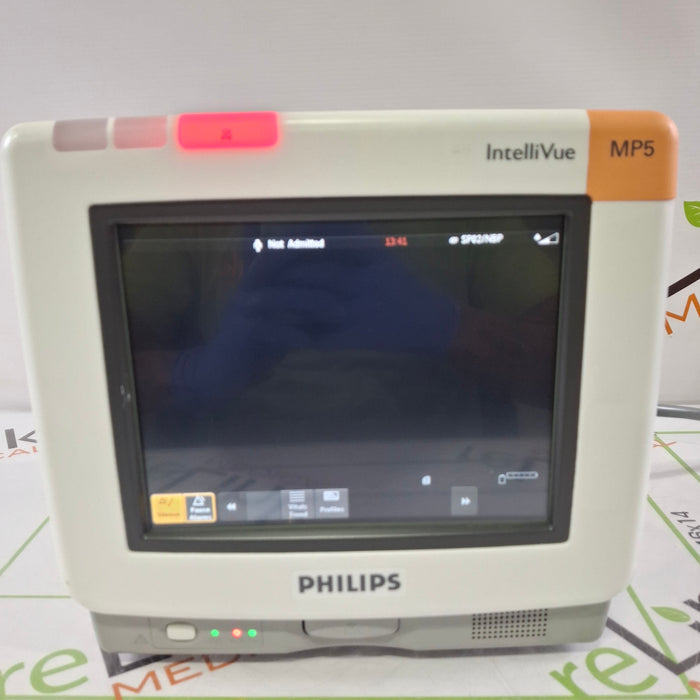 Philips Intellivue MP5 - ECG, Fast SpO2, NIBP Patient Monitor